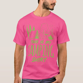Dies ist mein Camping Shirt Camper Geschenkgutsche