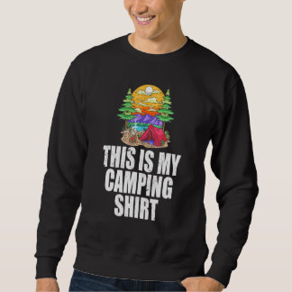 Dies ist mein Campingplatz Camper Männer Frauen Ki Sweatshirt