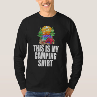 Dies ist mein Campingplatz Camper Männer Frauen Ki T-Shirt