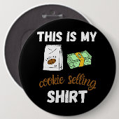 Dies ist mein Cookie-Shirt für einen Cookie-Scout Button (Vorne & Hinten)