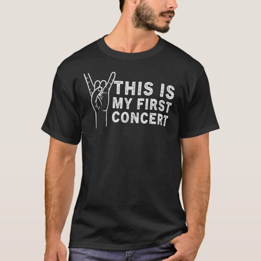 Dies ist mein erstes Konzert-Musikereignis T-Shirt (Vorderseite)