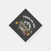 Dies ist mein Flugzeug für die Altersvorsorge Serviette (Ecke)