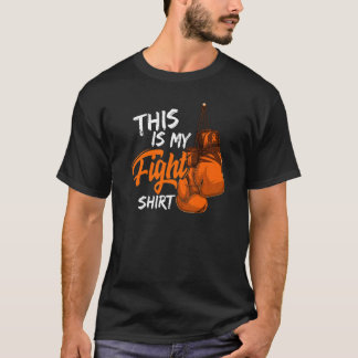 Dies ist mein Kampf Leukämie Bewusstseinswartung K T-Shirt