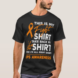 Dies ist mein Kampf RSD CRPS Awareness Orange Ribb T-Shirt
