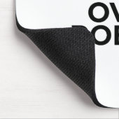 Dies ist mein minimalistisches typografisches Maus Mousepad (Ecke)