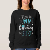 Dies ist mein Nerd für den Coding-Coder-Programmie Sweatshirt (Vorderseite)