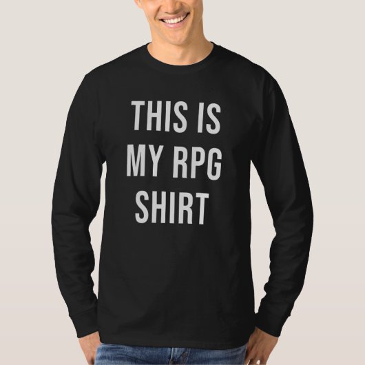 Dies ist mein RPG-Dungeons-DM-Master D20-Drachen T-Shirt (Vorderseite)