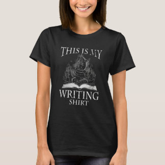 Dies ist mein Schreiben Autor Schriftsteller Lehre T-Shirt