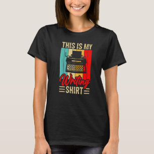 Dies ist mein Schreiben Veröffentlichter Autor B T-Shirt