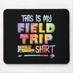 Dies ist mein Schulbesuch 2025 Gefärbte Krawatte M Mousepad