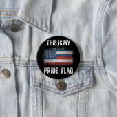 Dies ist mein Stolz Flag USA 4. Juli Button (Beispiel)