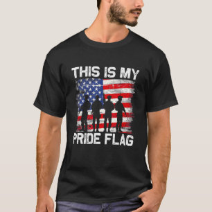 Dies ist mein Stolz Flag USA Amerikaner 4. Juli Pa T-Shirt