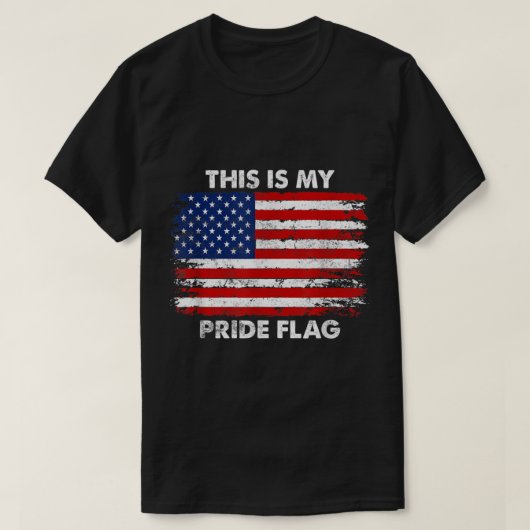 Dies ist mein Stolz Flag USA Amerikaner 4. Juli Pa T-Shirt (Design vorne)