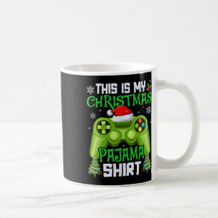 Dies ist mein Weihnachten-Pyjama-Videospiel-Gamer- Kaffeetasse