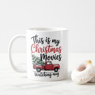 Dies ist mein Weihnachtsfilme-Schauen-Tasse Gesche Kaffeetasse