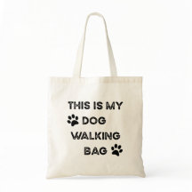 Dies ist meine Hundespazier-Tasche