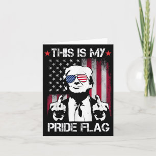 Dies ist meine Pride-Flagge USA Amerikanisch 4. Ju Karte