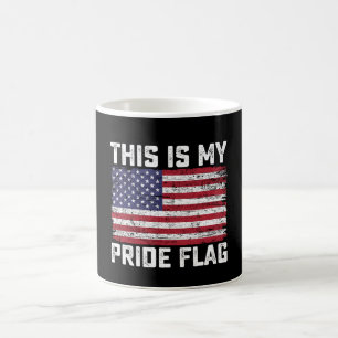 Dies ist meine Pride-Flagge USA Kaffeetasse
