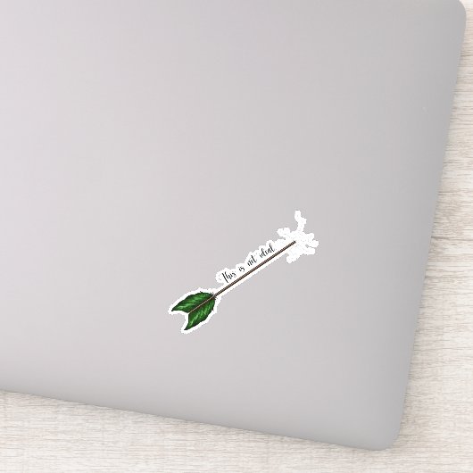 Dies ist nicht der ideale Aufkleber - Farbe (Detail)