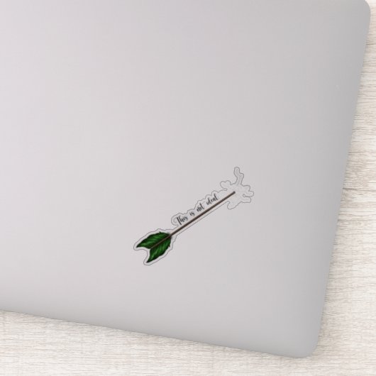 Dies ist nicht der ideale Aufkleber - Farbe (Detail)