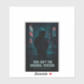 Dies ist nicht die Originalversion - Glitchcore Ar Aufkleber (Blatt)