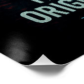 Dies ist nicht die Originalversion - Glitchcore Ar Poster (Ecke)