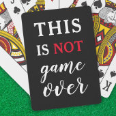 Dies ist NICHT | Humoristische Typografie Funny Fa Spielkarten