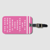 Dies ist nicht Ihr Beutel Funny Sprichwort Custom Gepäckanhänger (Vorderseite (Horizontal))