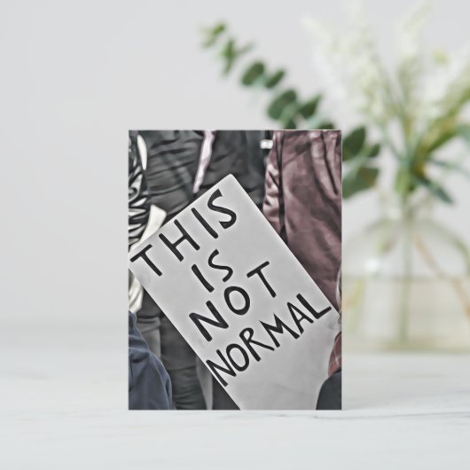 Dies ist nicht normal postkarte (Stehend Vorderseite)