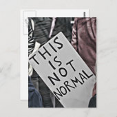 Dies ist nicht normal postkarte (Vorne/Hinten)