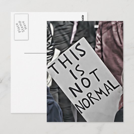 Dies ist nicht normal postkarte (Vorne/Hinten)