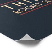 Dies ist NOT Rocket Science Poster (16x20") (Ecke)