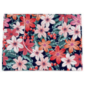 Dies ist nur ein boho l modernen Frühlingsblumen G Große Geschenktüte (Vorderseite)