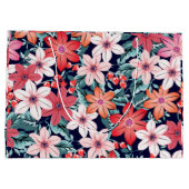 Dies ist nur ein boho l modernen Frühlingsblumen G Große Geschenktüte (Rückseite)