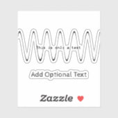 Dies ist nur ein Test Aufkleber (Blatt)