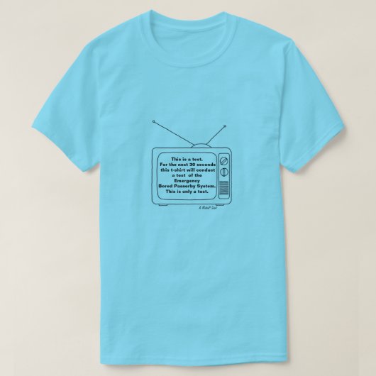 Dies ist nur ein Test - ein MisterP-Shirt T-Shirt (Design vorne)