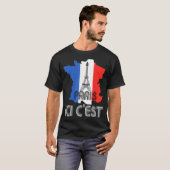 Dies ist Paris II Cest Paris Willkommen 2024 in de T-Shirt (Vorne ganz)