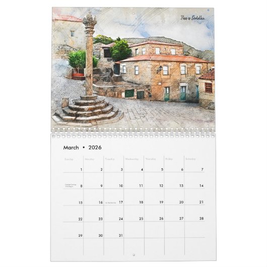 Dies ist Portugal Kalender (Mär 2026)
