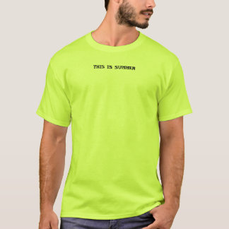 Dies ist Sommer" Bold Graphic T - Shirt für Vibran