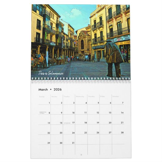 Dies ist Spanien - jenseits von Madrid und Barcelo Kalender (Mär 2026)