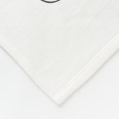 DIES IST US-handgeschriebene Skriptschwerpunkte 16 Fleecedecke (Ecke)