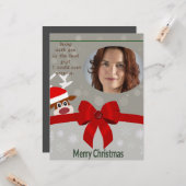 Dies ist zum Feiern von Weihnachten mit der Freund Karte (Vorderseite/Rückseite Beispiel)