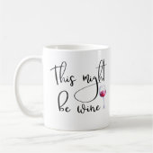 Dies könnte eine handgeschriebene Tasse des Weinka (Links)