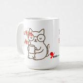 Dies könnte Wine sein - Cat Tasse Edition (Vorderseite Links)