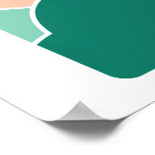 dies muss der Ort der Retrotür sein Poster (Ecke)