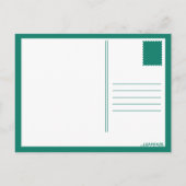 dies muss der Ort der Retrotür sein Postkarte (Rückseite)