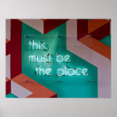 Dies muss ein typografischer Bildtext sein Poster (Vorne)