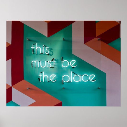 Dies muss ein typografischer Bildtext sein Poster (Vorne)