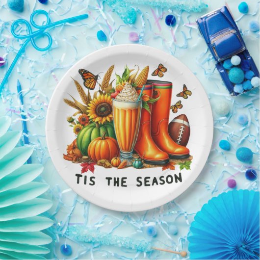 Dies sind die Teller für das Zeitungspapier (Party)