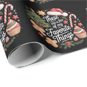 Dies sind ein paar meiner Lieblingssendungen Weihn Geschenkpapier (Rolleneckpunkt)